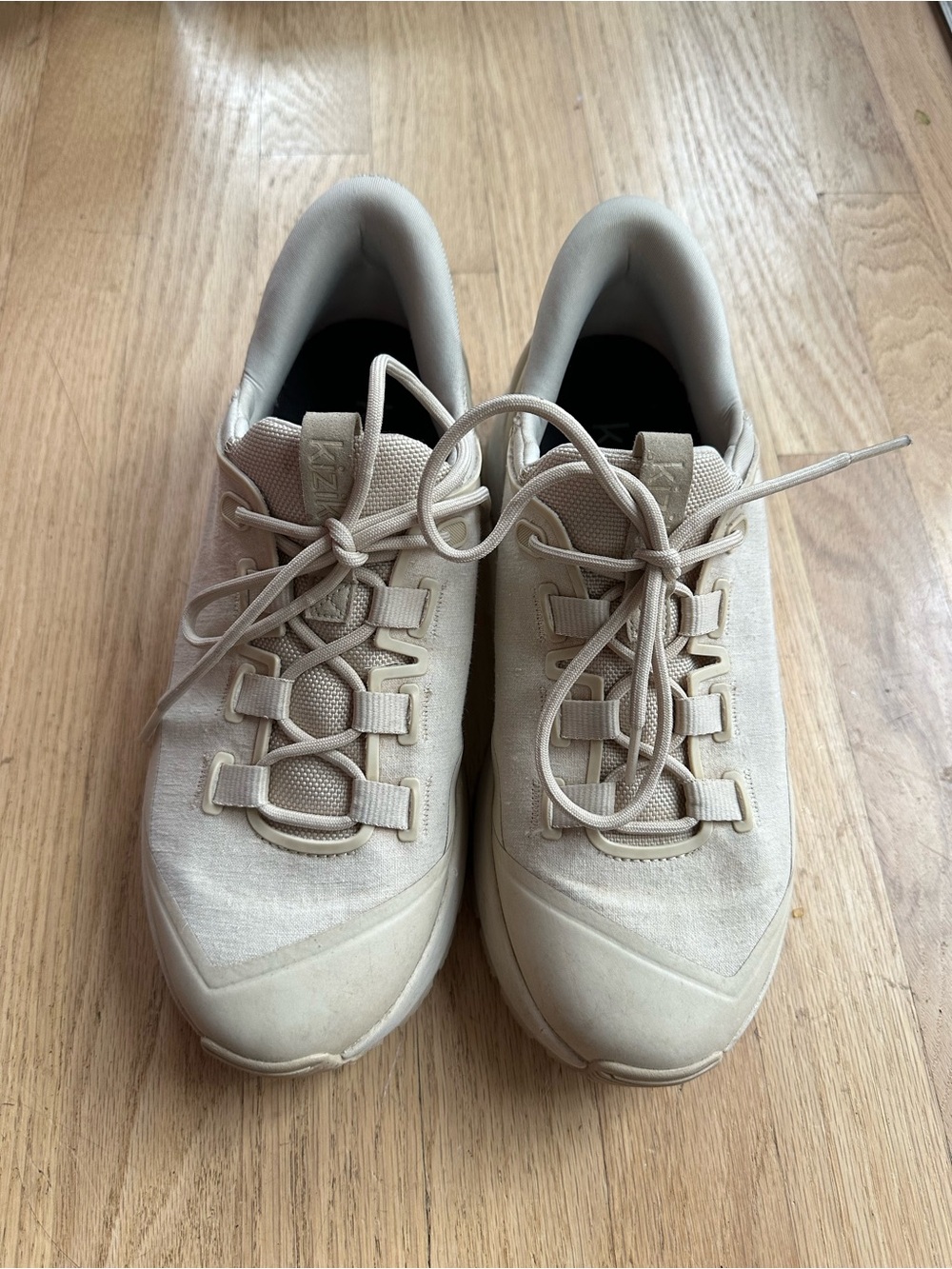 Neutral Beige Women’s 9, men’s 7.5Casual Sneakers - Minimal Design